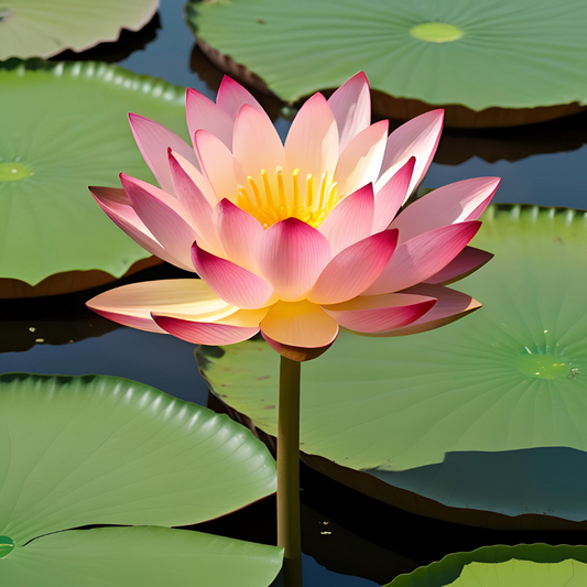 Lotus Pink Beauty Variety -  10 Seeds for Stunning Water Garden Blooms