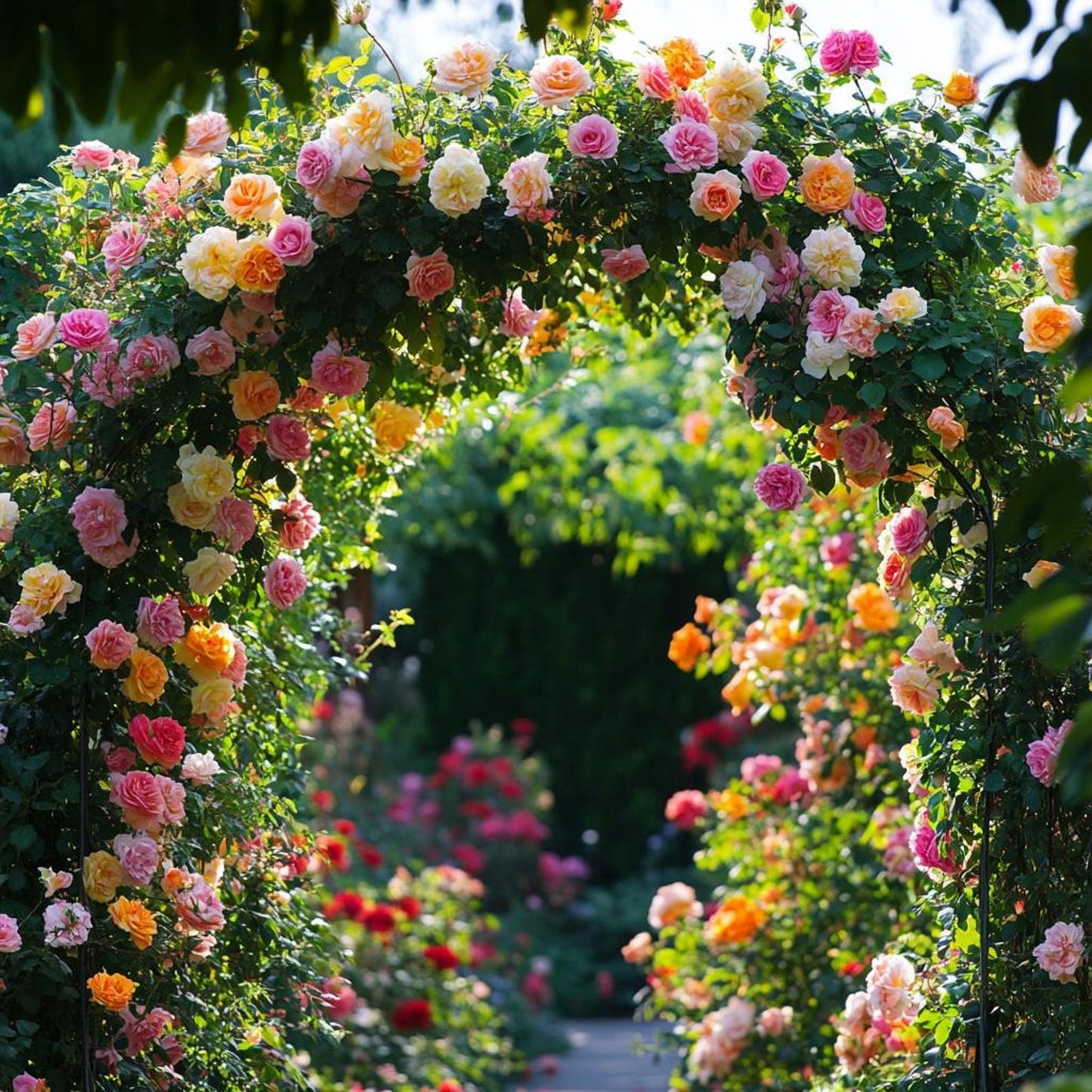 Mixed Climbing Rose Seeds 20 Seeds | Colorful Climbing Roses | Perennial Vines for Fences & Arches | Easy-to-Grow Garden Flowers