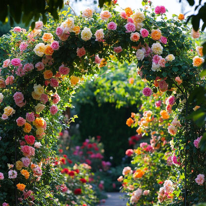 Mixed Climbing Rose Seeds 20 Seeds | Colorful Climbing Roses | Perennial Vines for Fences & Arches | Easy-to-Grow Garden Flowers
