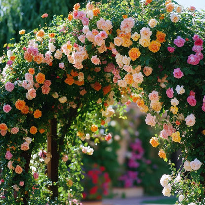 Mixed Climbing Rose Seeds 20 Seeds | Colorful Climbing Roses | Perennial Vines for Fences & Arches | Easy-to-Grow Garden Flowers
