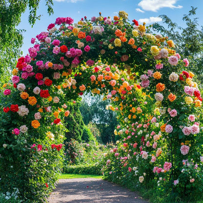 Mixed Climbing Rose Seeds 20 Seeds | Colorful Climbing Roses | Perennial Vines for Fences & Arches | Easy-to-Grow Garden Flowers