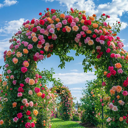 Mixed Climbing Rose Seeds 20 Seeds | Colorful Climbing Roses | Perennial Vines for Fences & Arches | Easy-to-Grow Garden Flowers